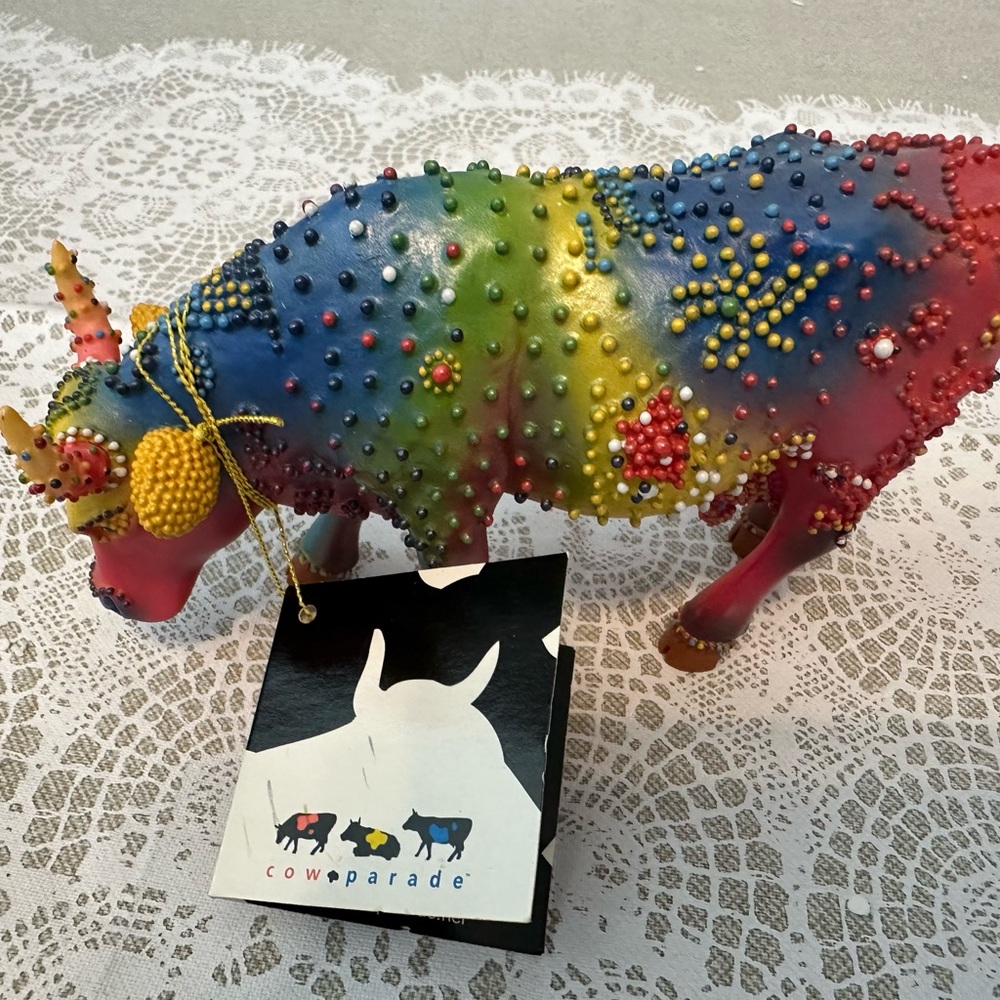Cow Parade Aggie Cow NIB